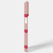 ピンクレトロハートY2Kパターン ピンク背景 Case-Mate iPhoneケース (裏面 / 右)