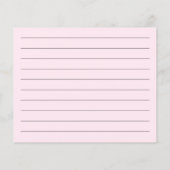 ピンクレトロレシピカード (裏面)