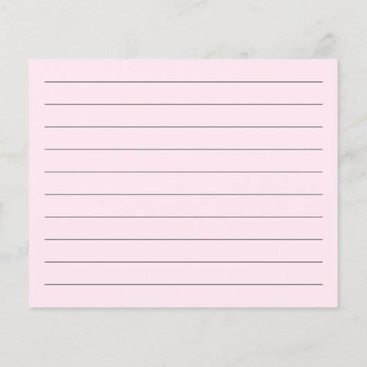 ピンクレトロレシピカード (裏面)