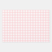 ピンクレトロヴィンテージサンタクリスマス ラッピングペーパーシート (正面2)