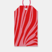 ピンクレトロヴィンテージスクリプトベビーシャワー ギフトタグ (裏面)