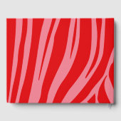 ピンクレトロヴィンテージスクリプトベビーシャワー ゲストブック (裏面)