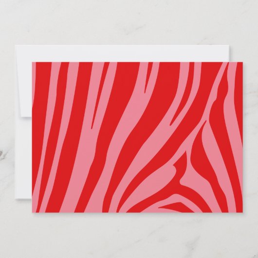 ピンクレトロヴィンテージスクリプトベビーシャワー サンキューカード (裏面)