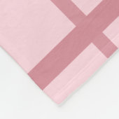 ピンクレトロ抽象芸術パターン フリースブランケット (角)