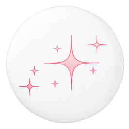 ピンクレトロ星 セラミックノブ