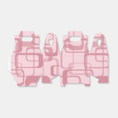 ピンクレトロ60の70の抽象芸術パターン フェイバーボックス (折り畳みなし)
