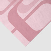 ピンクレトロ60の70の抽象芸術パターン 薄葉紙 (詳細)