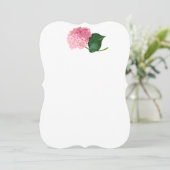 ピンクレドゥテアジサイ招待状 招待状 (スタンド正面)