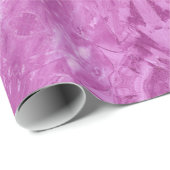 ピンクレフェミニンース万華鏡のように千変万化するパターンスノーフレーク ラッピングペーパー (ロールコーナー)