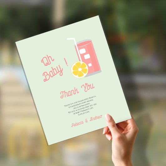 ピンクレモネモダンードオ赤ちゃんシャワーパーティー