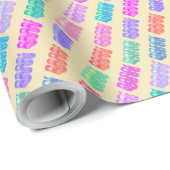 ピンクレモネードのリボンキャンディ ラッピングペーパー (ロールコーナー)