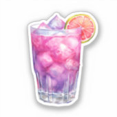 ピンクレモネードカクテル シール (正面)