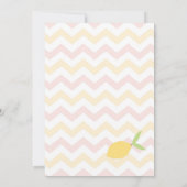 ピンクレモネードガーリー – ソフトヴィンテージ招待状 招待状 (裏面)