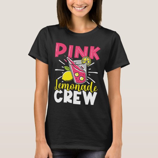 ピンクレモネードクルームレモンジュースボス14 Tシャツ (正面)