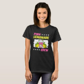ピンクレモネードクルーレモンジュースボス 11 Tシャツ (正面フル)