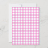 ピンクレモネードスタンド誕生日レッドヘアガール サンキューカード (裏面)