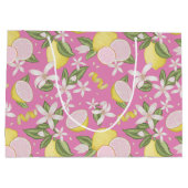 ピンクレモネードバースデーパーティラージ抱き枕 ラージペーパーバッグ (裏面)