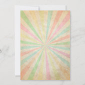 ピンクレモネードバースデーパーティ招待状 招待状 (裏面)