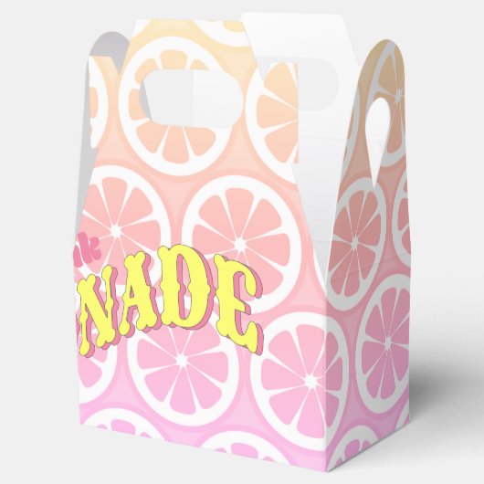ピンクレモネードパーティー フェイバーボックス (オープン)