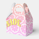ピンクレモネードパーティー フェイバーボックス (正面サイド)