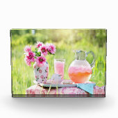 ピンクレモネード写真 フォトブロック (正面)