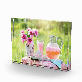 ピンクレモネード写真 フォトブロック