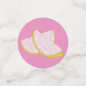 ピンクレモネード紙吹雪バースデーパーティードコール コンフェッティ (スモール正面)