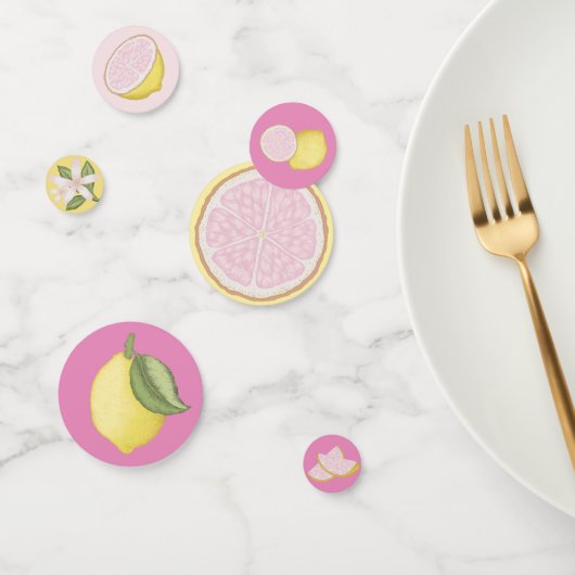 ピンクレモネード紙吹雪バースデーパーティードコール コンフェッティ (グループ)