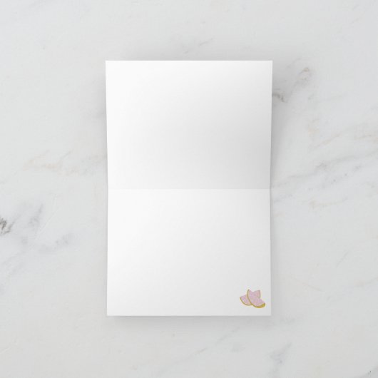 ピンクレモネード誕生日サンキューカード サンキューカード (内部)