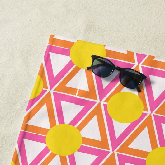 ピンクレモネード ビーチタオル (インサイチュ)