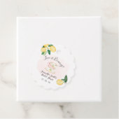 ピンクレモンズラブイズブルーイングティーブライダルシャワー フェイバータグ (インサイチュ)