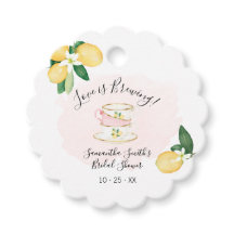 ピンクレモンズラブイズブルーイングティーブライダルシャワー