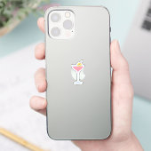 ピンクレモンマティーニ シール (スマートフォン)