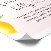 ピンクレモンママの腹の大きさ ポスター (角)