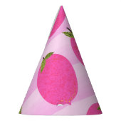 ピンクレモンレモネードサマーフルーツウォーターパーティー パーティーハット (左)