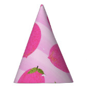 ピンクレモンレモネードサマーフルーツウォーターパーティー パーティーハット (右)