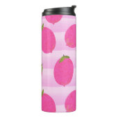 ピンクレモン夏フルーツウォーターの色おもしろい明るい タンブラー (回転左)