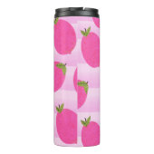 ピンクレモン夏フルーツウォーターの色おもしろい明るい タンブラー (裏面)