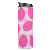 ピンクレモン夏フルーツウォーターの色おもしろい明るい タンブラー (回転右)