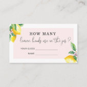 ピンクレモン頭囲いカードの数 エンクロージャーカード (正面)