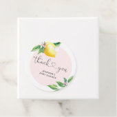 ピンクレモン ベイビーシャワー 感謝 フェイバータグ (インサイチュ)