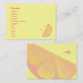 ピンクレモン 名刺 (正面/裏面)