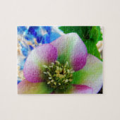 ピンクレンテンバラブルーガラスボール ジグソーパズル (横)