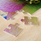 ピンクレンテンバラブルーガラスボール ジグソーパズル (側面)