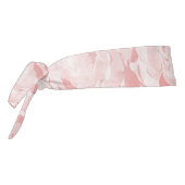 ピンクレースのようの花トートバッグ タイヘッドバンド (回転270)