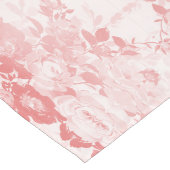 ピンクレースのようの花 ロングテーブルランナー (コーナー)