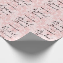 ピンクレースのブライズシャワー