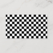 ピンクレースカー赤ちゃんシャワーベビー エンクロージャーカード (裏面)