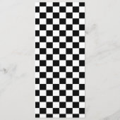 ピンクレースカー赤ちゃんシャワー食品 メニュー (裏面)