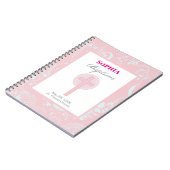 ピンクレースガールバプテスマ ノートブック (左側)